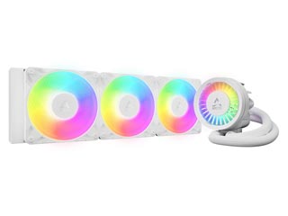 Arctic Cooling CPU Liquid Cooler Freezer III Pro ARGB 360mm - White