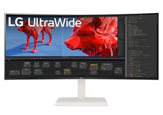 LG Electronics 38WR85QC-W Quad HD+ 38¨ Curved Ultra Wide LED IPS - 144Hz / 1ms with AMD FreeSync Premium Pro - Nvidia G-Sync Compatible - HDR Ready