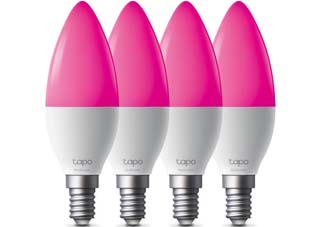 TP-Link Tapo L430C(4-Pack) Smart Wi-Fi Multicolor Light Bulb