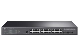 Tp-Link JetStream TL-SG3428X-UPS 24-Port 1G L2+ Managed Switch with 4-Port 10G SFP+ and UPS Power Supply V1.0 [TL-SG3428X-UPS]