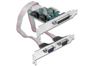 Delock PCIe 2x Serial + 1x Parallel Interface Card [90413]