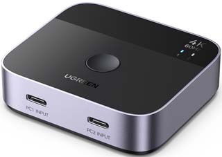 Ugreen AW502 55451 4K/60Hz 2-port USB-C to HDMI Switch