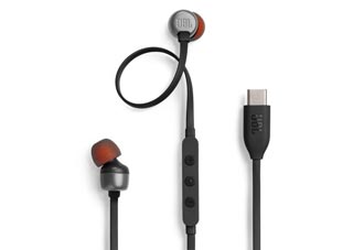 JBL Tune 310C Wired USB Type-C In-Ear Headphones - Black