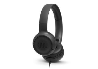JBL Tune 500 Wired OnEar Headphones - Black [JBLT500BLK]