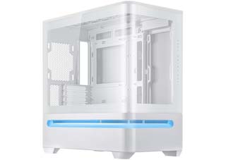 Asus Prime AP202 Windowed Mid-Tower Case Tempered Glass - White [90DC00P3-B19000]
