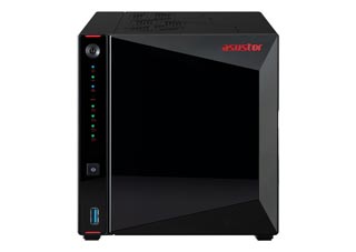 Asustor Nimbustor 4 Gen2 AS5404T 4-Bay NAS Intel Celeron N5105 4GB DDR4 4x M.2 NVMe Dual 2.5GbE Diskless Black 90-AS5404T00-MD30