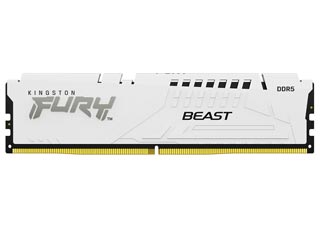 Kingston 16GB FURY Beast DDR5 6000MHz CL30 - White