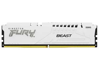 Kingston 32GB FURY Beast DDR5 6000MHz CL30 - White