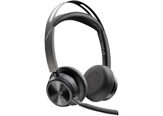 Poly Voyager Focus 2 Wired USB-C + Wireless Stereo Headset with BT700 dongle + USB-C/A adapter - Microsoft Teams Certified [9T9J4AA]