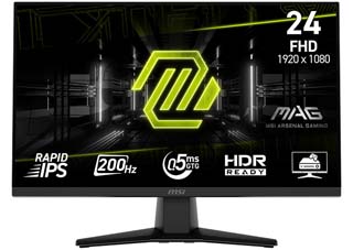 MSI MAG 242F Full HD 23.8¨ Wide LED IPS - 200Hz / 0.5ms with AMD FreeSync Premium - HDR Ready