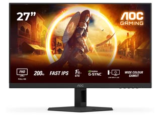 AOC 27G4HRE Full HD 27¨ Wide LED IPS - 200Hz / 0.5ms - Nvidia G-Sync Compatible - HDR Ready