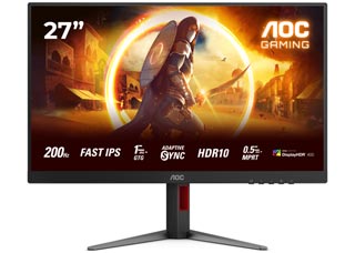 AOC 27G4HA Full HD 27¨ Wide LED IPS - 200Hz / 0.5ms - Nvidia G-Sync Compatible - HDR Ready