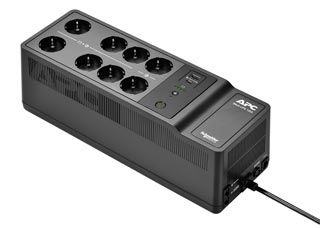 APC Power-Saving Back-UPS 8 Outlet + USB Type-C + Type-A Charger 1050VA/600W 230V [BE1050G2-GR]