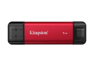Kingston 1TB Dual Portable SSD USB-C/A 3.2 Gen 2 [SPSD/1TB]