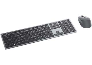 Dell Pro Plus KM7321W Wireless Keyboard and Mouse - GR Layout - Titan Grey
