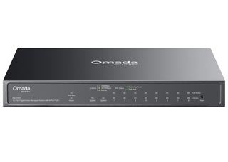TP-Link Omada ES210GP Managed L2 Gigabit PoE+ Switch | 8-Port 63W DIN Rail