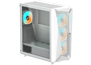 Gigabyte C301 GLASS WHITE V2 RGB Windowed Mid-Tower Case Tempered Glass [GB-C301GW TYPE-C]