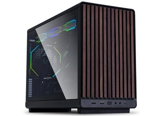 Lian Li DAN A3-mATX Wood Edition Mini-Tower Case Tempered Glass - Black [A3X-WDG]