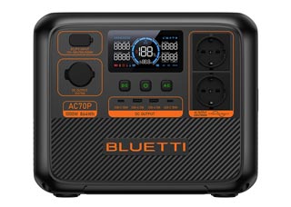 Bluetti AC70P Portable Power Station 1000W / 864Wh [P-AC70P-EU-GY-BL-010]