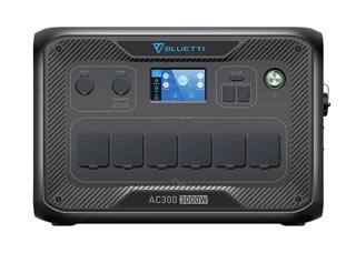 Bluetti AC300 Expandable Power Station 3000W - No Battery [AC300-EU-BK-BL-00]