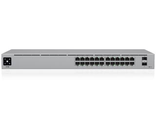Ubiquiti UniFi USW-24-PoE 24-Port Managed Gigabit Switch 16x PoE+ 95W 2x SFP Rackmount