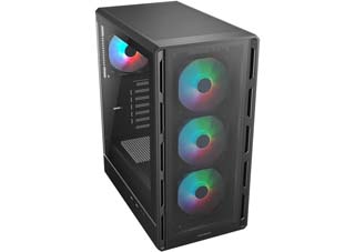 Cougar Airface Pure RGB Windowed Mid-Tower Case Tempered Glass - Black [382GA50.0001]