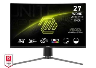 MSI MAG 27CQ6PF Quad HD 27¨ Curved Wide LED VA - 180Hz / 0.5ms with AMD FreeSync - HDR Ready