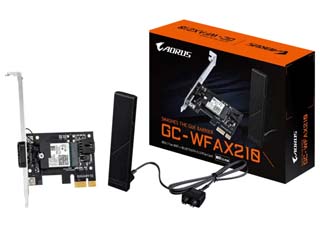 GigaByte GC-WFAX210 Wireless PCIe WIFI 6E - Bluetooth 5.2