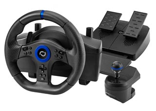 Blade BR5 Racing Wheel, Sequential Gear Shifter & Paddle Shifters Bundle for PC/PS5