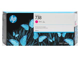 HP 738 DesignJet Ink Cartridge Magenta - 300ml
