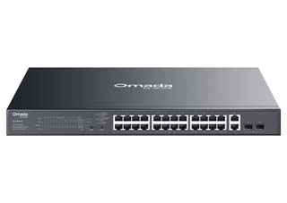 TP-Link Omada ES228GMP V1.6 Managed Gigabit Ethernet Switch 24-Port PoE+ 384W