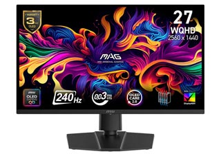 MSI MAG 273QP QD-OLED X24 Quad HD 26.5¨ Wide QD-OLED - 240Hz / 0.03ms with AMD FreeSync Premium Pro - HDR Ready