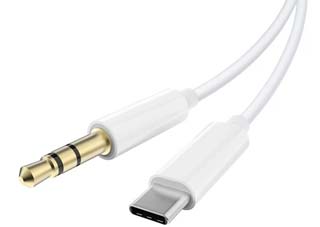 Powertech Καλώδιο USB Type-C (Male) σε 3.5mm (Male) - 1m