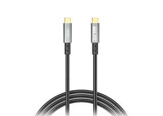 XO Καλώδιο Φόρτισης USB Type-C (Male) to USB Type-C (Male) - 100W - 1.0m - Black