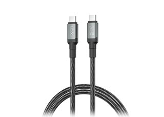 XO Καλώδιο Φόρτισης USB Type-C (Male) to USB Type-C (Male) - 240W - 1.0m - Black