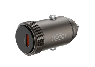 XO CC70 30W Car Charger - 1x USB-C - Grey [CC70]