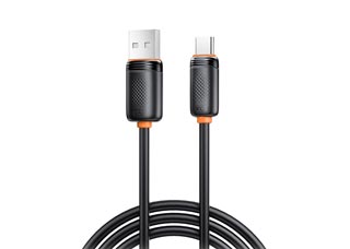 XO NB302 Καλώδιο USB 2.0 Type-A (Male) - Type-C (Male) - 3A Power Delivery - 15W - 1.0m - Black [NB302 BLACK]