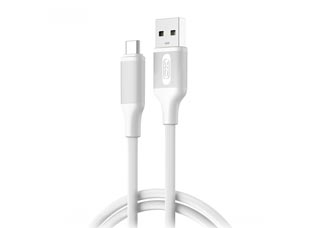 XO NB265 Καλώδιο USB 2.0 Type-A (Male) - Type-C (Male) - 3A Power Delivery - 15W - 1.0m - White [NB265 WHITE]