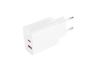 XO L163 30W Charger - 1x USB-A & 1x USB-C - White [L163 WHITE]