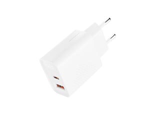 XO L161 20W Charger - 1x USB-A & 1x USB-C - White [L161 WHITE]