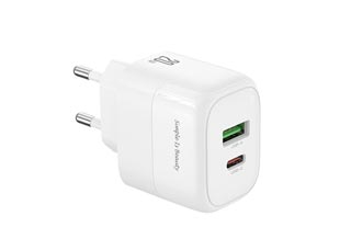 XO L137 20W Charger - 1x USB-A & 1x USB-C - White [L137 WHITE]