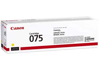 Canon 075 Yellow Original Toner Cartridge 6362C002
