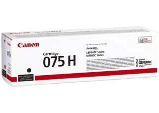 Canon 075H High Yield Black Toner Cartridge 6369C002 Original 3500 Pages for i-SENSYS MF664Cdw MF667Cdw LBP646Cdw LBP647Cdw