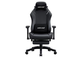 Anda Seat Gaming Chair Luna Pro with Footrest - Large - Black [AD18T-44-B-PV]