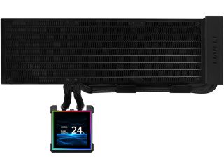 Lian Li Hydroshift II LCD-S 360 CPU Liquid Cooler - No Fans - Black
