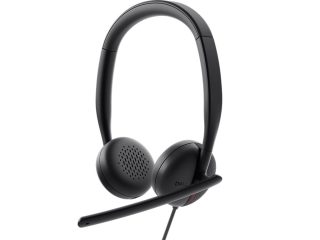 Dell Pro Wired Headset WH3024 Stereo On-Ear USB-C Microsoft Teams Certified AI Noise-Cancelling Mic 110 g Black