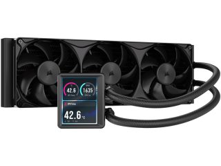 Corsair Nautilus II RS ARGB LCD 360mm Liquid CPU Cooler - Black
