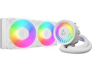 Arctic Cooling ARCTIC Liquid Freezer III Pro 240 A-RGB White AIO CPU Liquid Cooler 240mm AM5 AM4 LGA1700 LGA1851