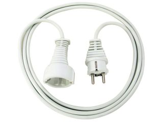 Brennenstuhl Καλώδιο Επέκτασης Τροφοδοσιας EU Schuko (Male) σε EU Schuko (Female) - 2Μ - White