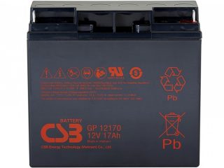 CSB GP12170 Universal Replacement Battery Cartridge 12V 17Ah (183x77.2x169mm)